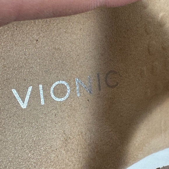 Vionic thong sandal Wanda embossed snakeskin pale blush size 8 - Picture 7 of 11